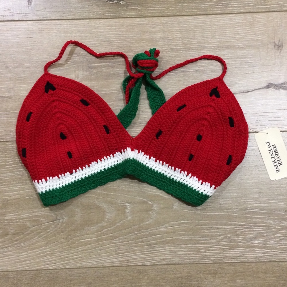 Forever21 Watermelon Crop Top (WITH TAGS)